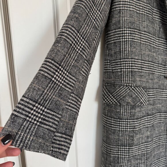 Zara plaid one button blazer - Picture 6 of 7